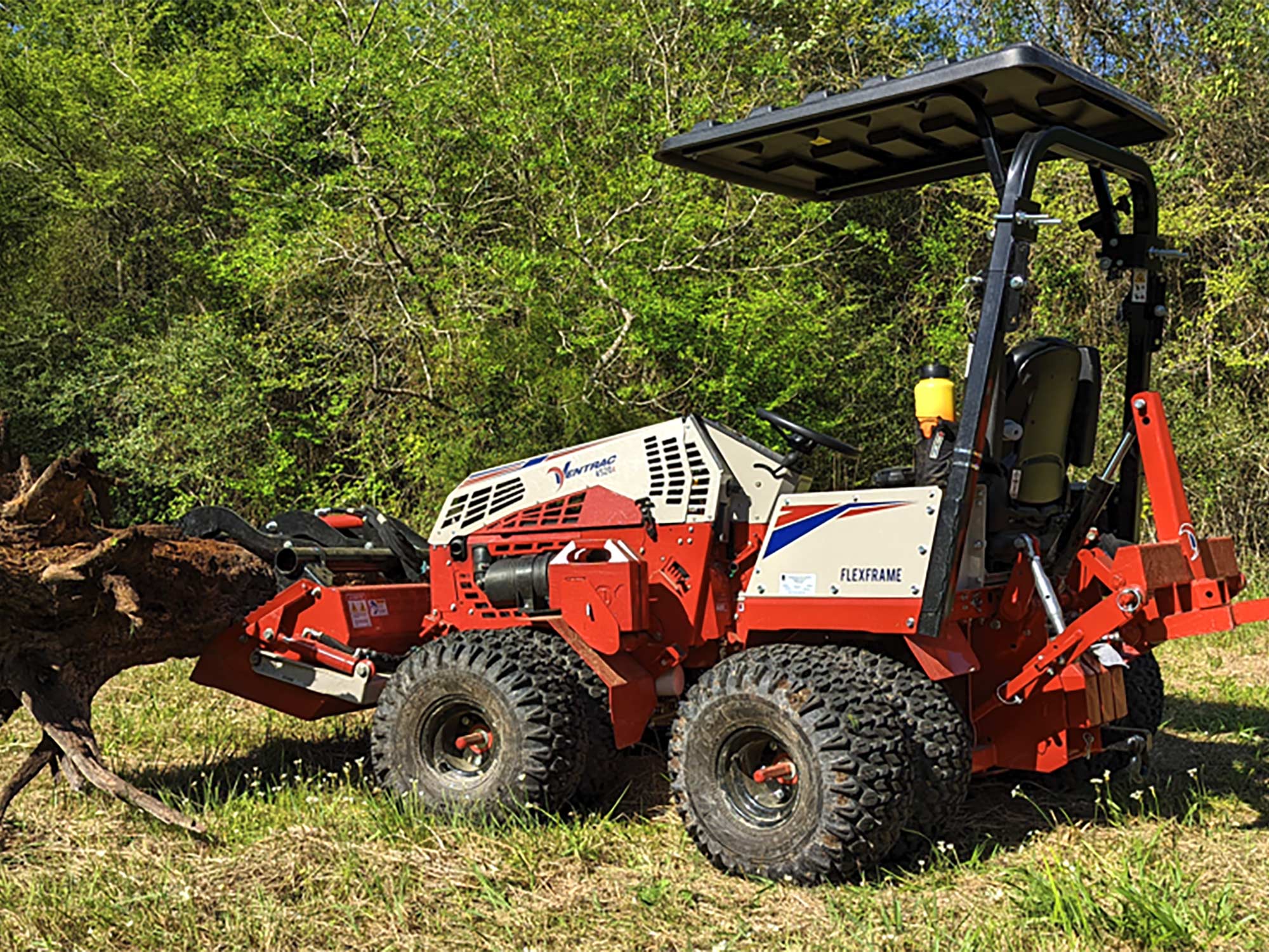 Rhinohide Canopy on Ventrac