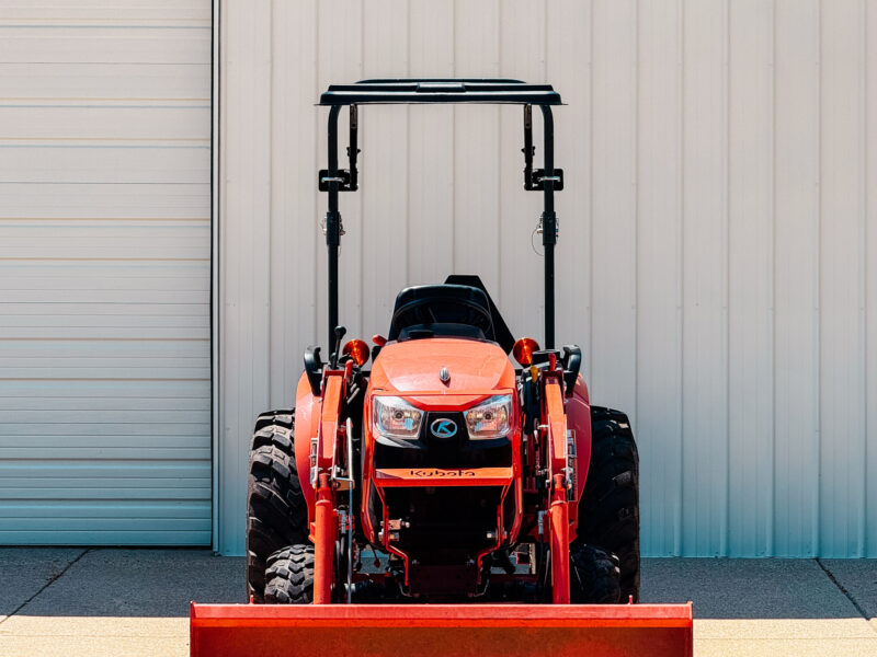 Universal Tractor Canopy, Front View