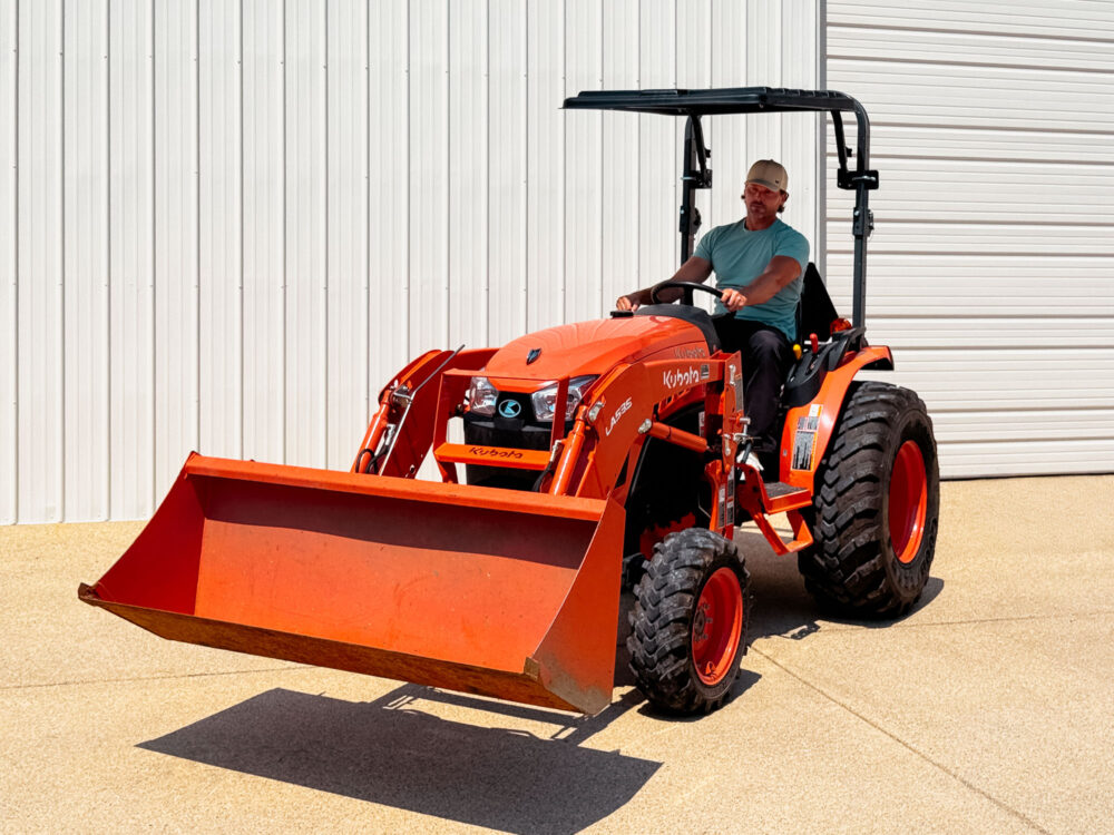 Rhinohide Canopy on Kubota Tractor