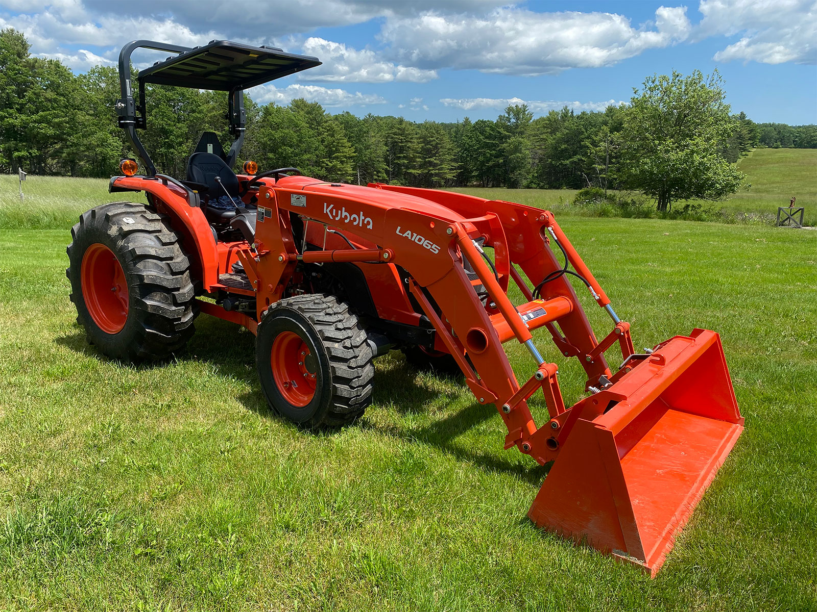 Rhinohide Tractor Canopy on Kubota Tractor