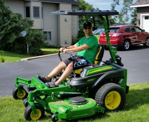 Rhinohide Canopy on John Deere Zero Turn Mower