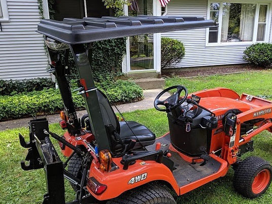 Rhinohide Canopy on Kubota BX Tractor