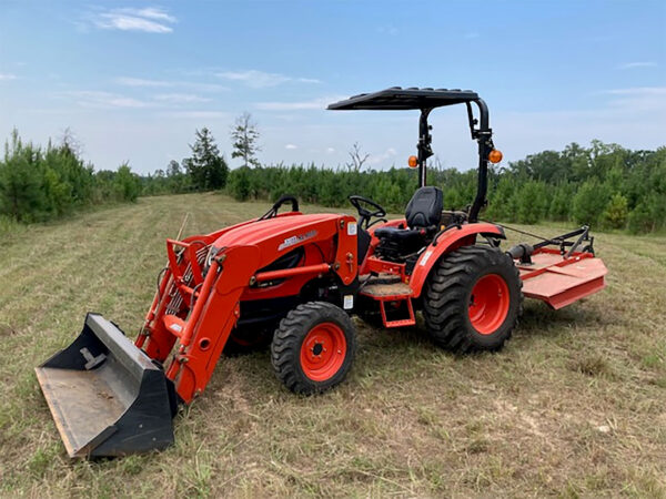 Rhinohide Tractor Canopy on Kioti Tractor