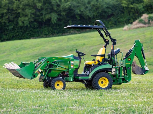 Rhinohide Canopy on John Deere 1025R Side View